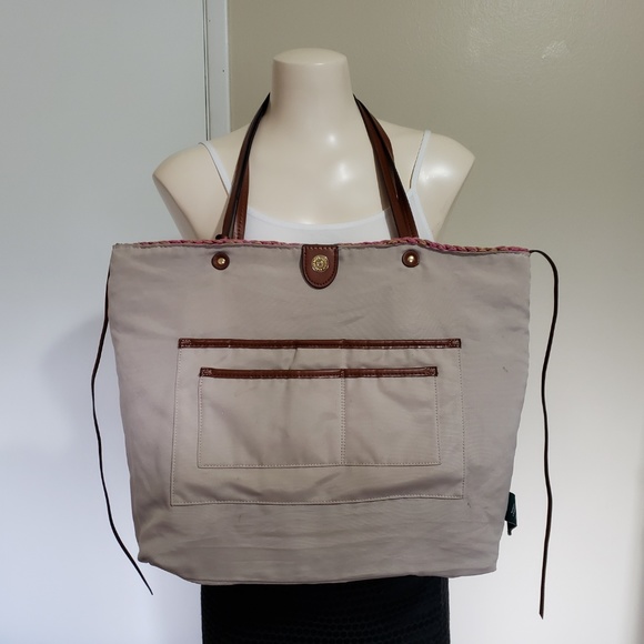 ***FREE HAT****POLO Ralph Lauren Large Pink/Tan Raffia bag Tote - Picture 5 of 14